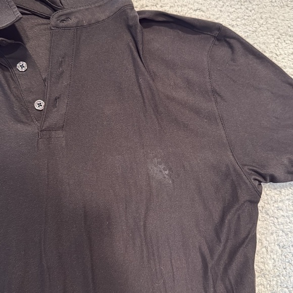 VUORI Strato Tech Polo Men's Black Polo Shirt size M - Picture 3 of 6